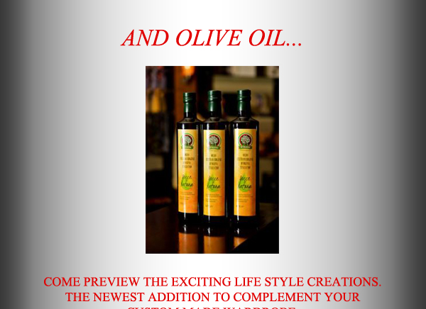 And Olive Oil...