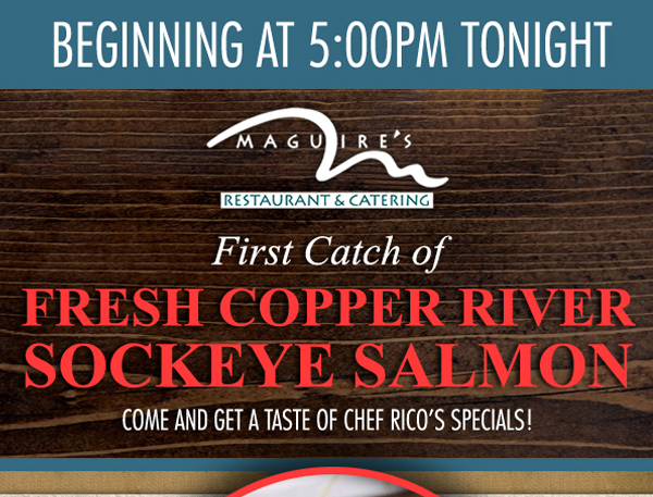 Fresh Copper River Sockeye Salmon