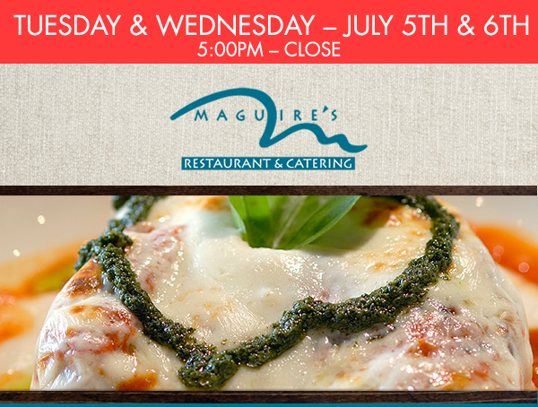 Half Price Signature Entrees
							 See image for full details