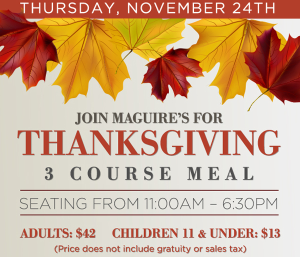 View Menu Here
							 See image for full details