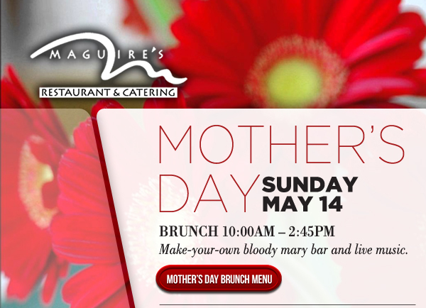 Mother's Day
							 Sunday, May 14th
							 See image for full details