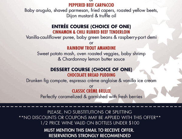 View Menu
							 See image for full details