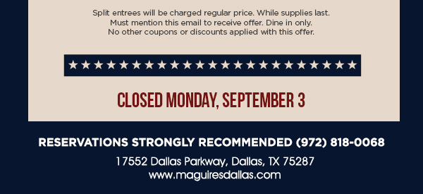 www.maguiresdallas.com
								 See image for full details