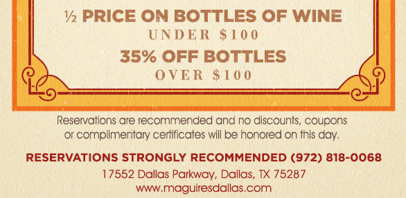 www.maguiresdallas.com
								 See image for full details