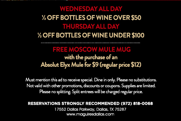 www.maguiresdallas.com
								 See image for full details