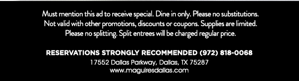 www.maguiresdallas.com
								 See image for full details
