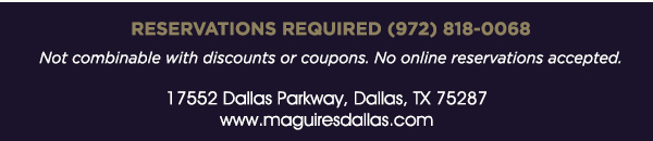 www.maguiresdallas.com
								 See image for full details