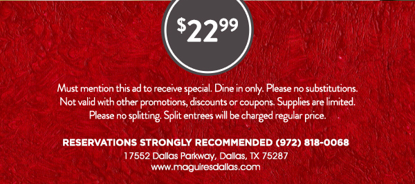 www.maguiresdallas.com
								 See image for full details
