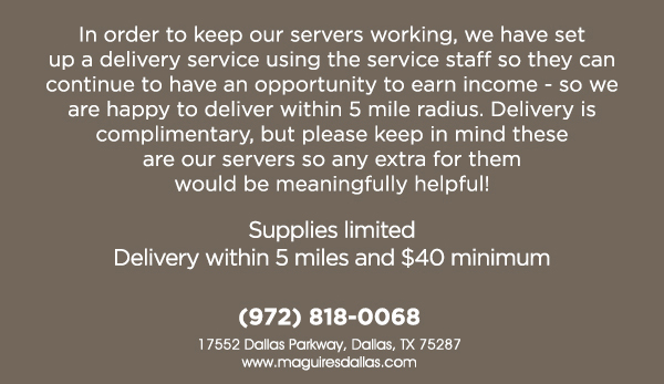 www.maguiresdallas.com
								 See image for full details