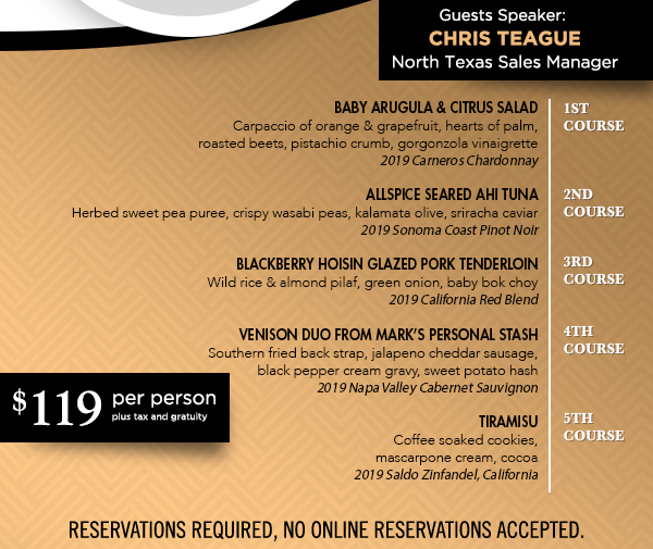 Make Your Reservations Today! (972) 818-0068