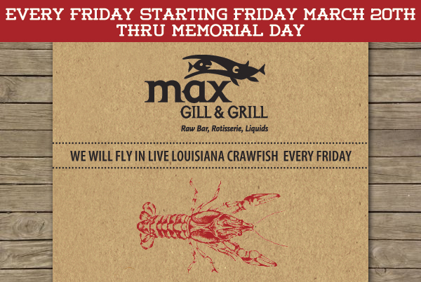 Every Friday starting March 20th thru Memorial Day
							See image for full details