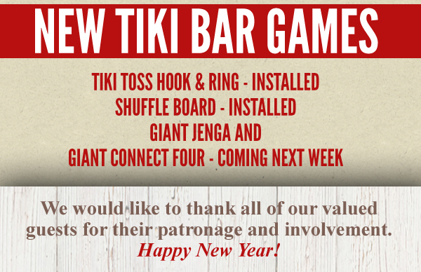 New Tiki Bar Games
							 See image for full details