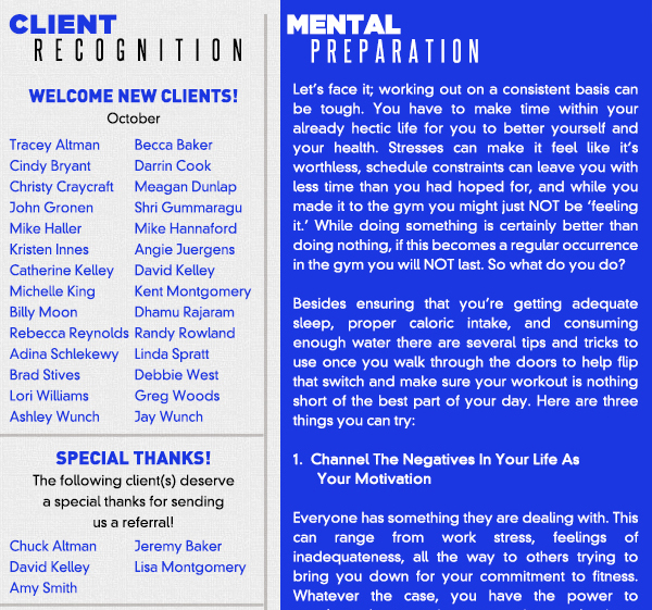 Client Recognition
							See image for full details