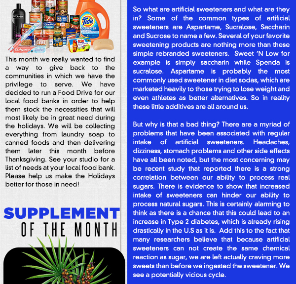 Truth on Artificial Sweetners
							See image for article