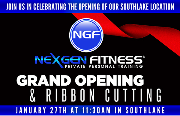 Join us in celebrating the opening of our
							 Southlake location - Grand Opening and Ribbon Cutting Jan 27 at 11:30am in Southlake
							See image for full details