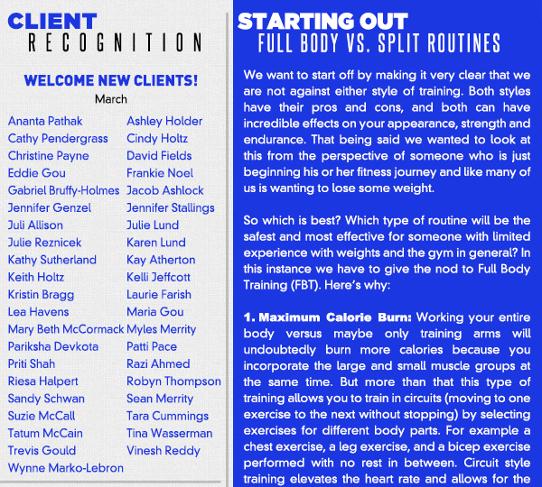 Client Recognition
							See image for full details