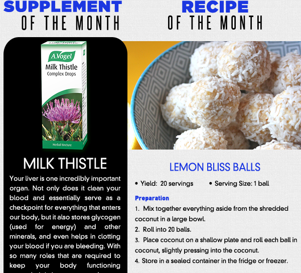 Supplement of the Month - Milk Thistle
							 See image for article