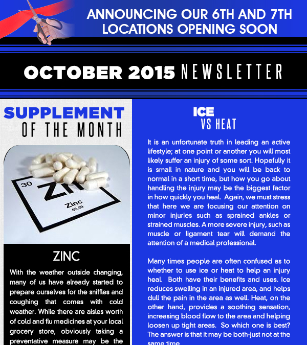 Supplement of the Month - Zinc
							See image for full details