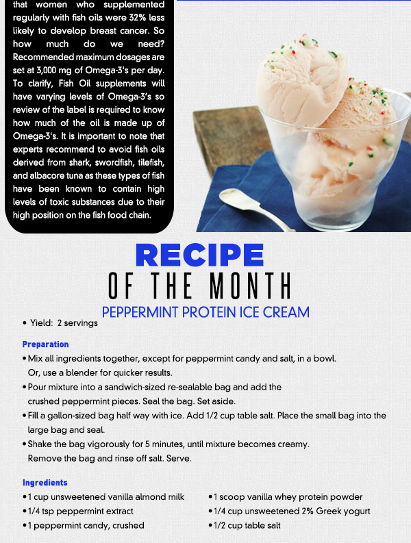 Recipe of the Month
							See image for recipe