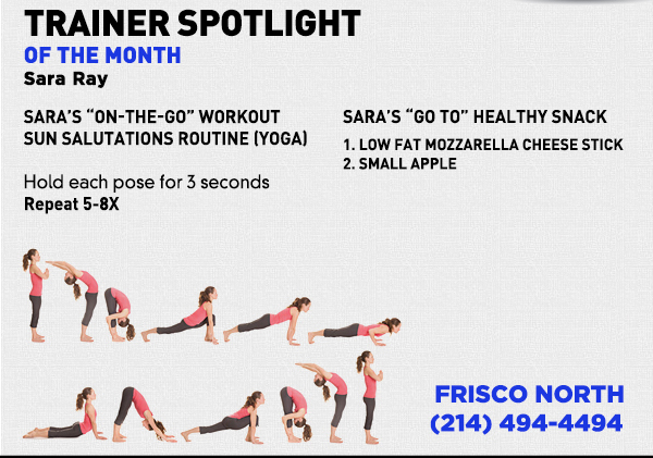 Trainer Spotlight of the Month
							 See image for full details