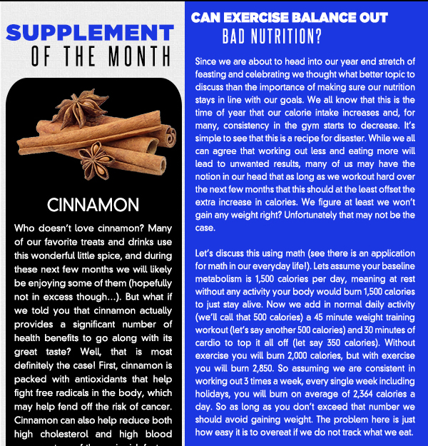 Supplement of the Month
							See image for full details