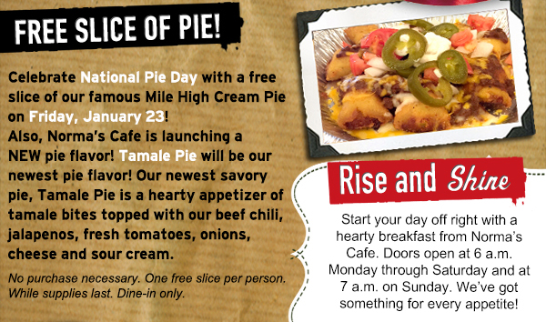 Free slice of pie
							See image for full details