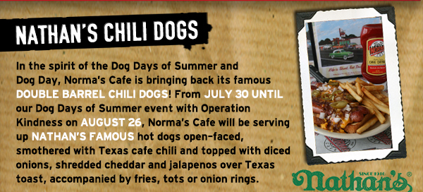 Nathan's Chili Dogs
							 See image for full details