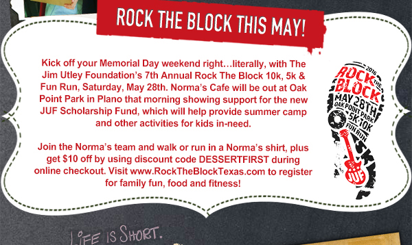 Rock the Block this May!
							 See image for full details