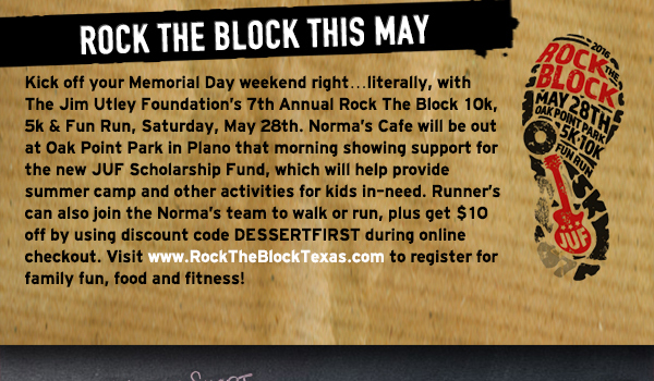 Rock the Block this May!
							 See image for full details