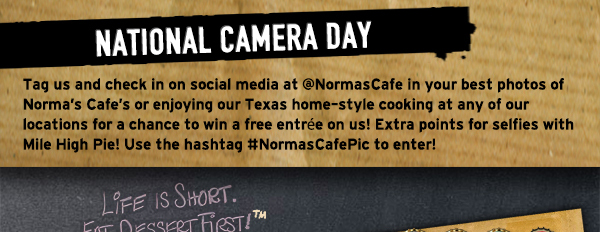National Camera Day
							 See image for full details