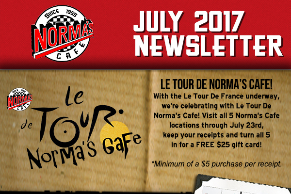 Norma's Cafe Newsletter