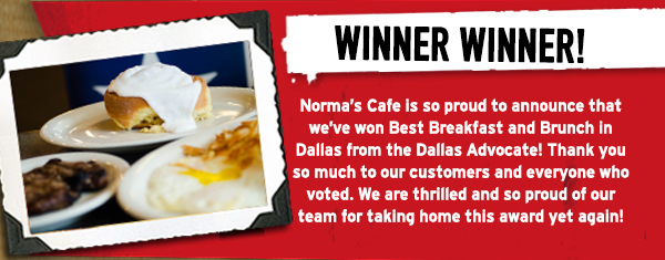 Norma's Cafe Newsletter