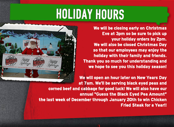Norma's Cafe Newsletter