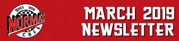 Norma's Cafe Newsletter