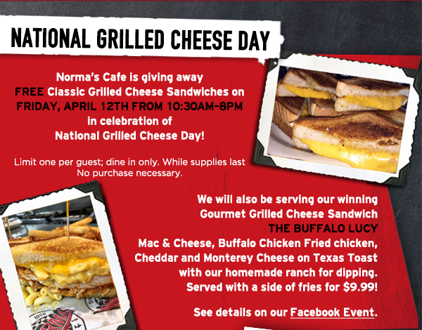 Norma's Cafe Newsletter
