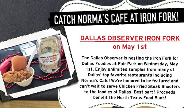 Norma's Cafe Newsletter