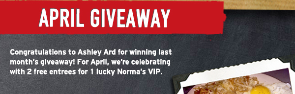 Norma's Cafe Newsletter