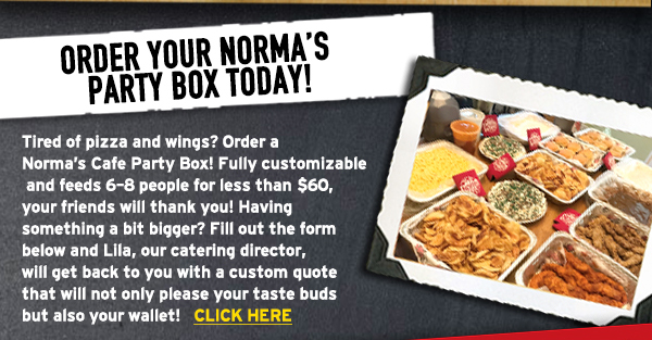 Norma's Cafe Newsletter