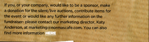 Norma's Cafe Newsletter