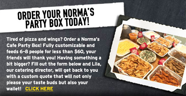 Norma's Cafe Newsletter