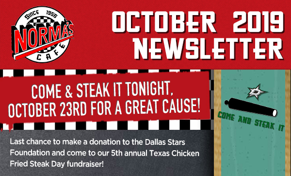 Norma's Cafe Newsletter
