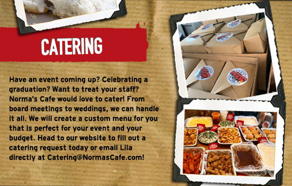 Norma's Cafe Newsletter