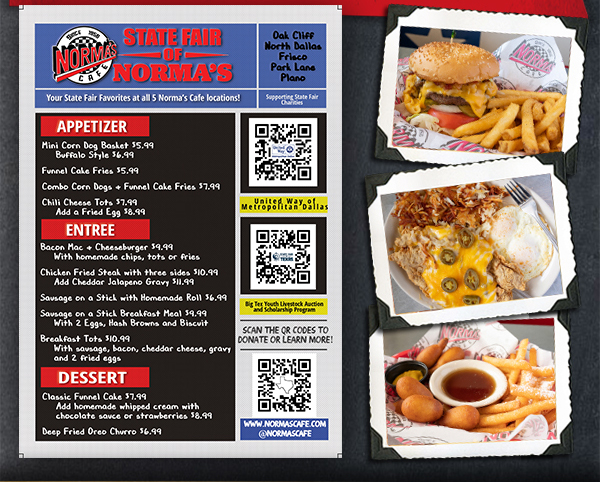 Norma's Cafe Newsletter