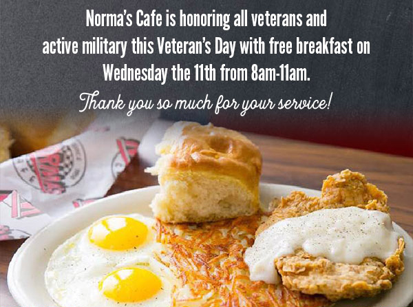 Norma's Cafe Newsletter