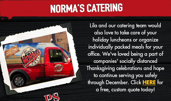 Norma's Cafe Newsletter