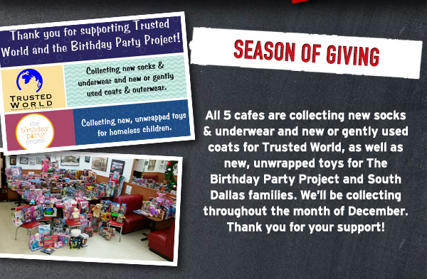 Norma's Cafe Newsletter