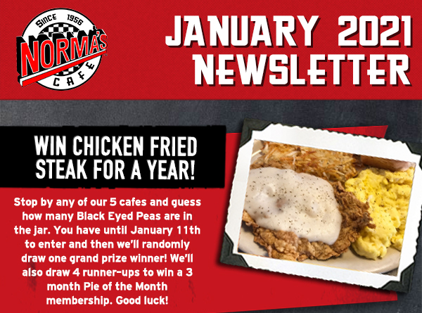 Norma's Cafe Newsletter