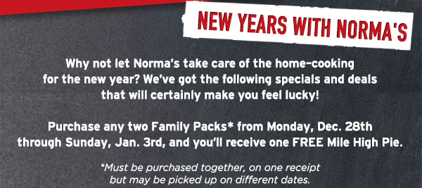Norma's Cafe Newsletter
