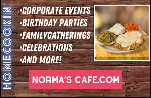 Let Us Cater Your Next Event! Order Today at www.normascafe.com/catering