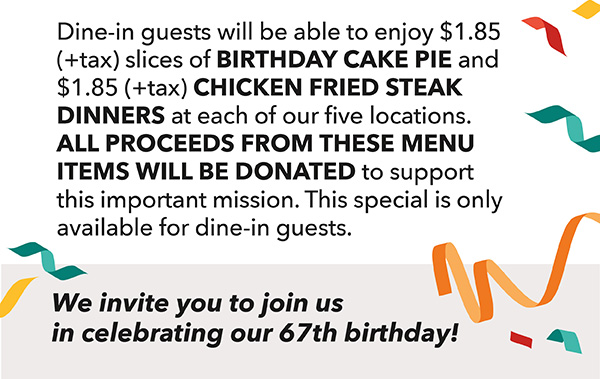 Norma's Cafe Newsletter